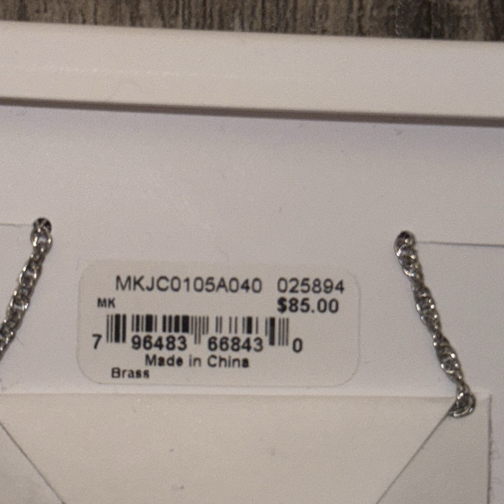 Michael Kors Silver Knot Pendant Necklace - Picture 4 of 4